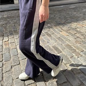 John Galt Blue & White Stripe Anastasia Sweatpants